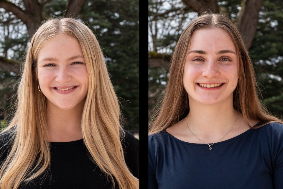 Makayla Arnold and Tess Barrett